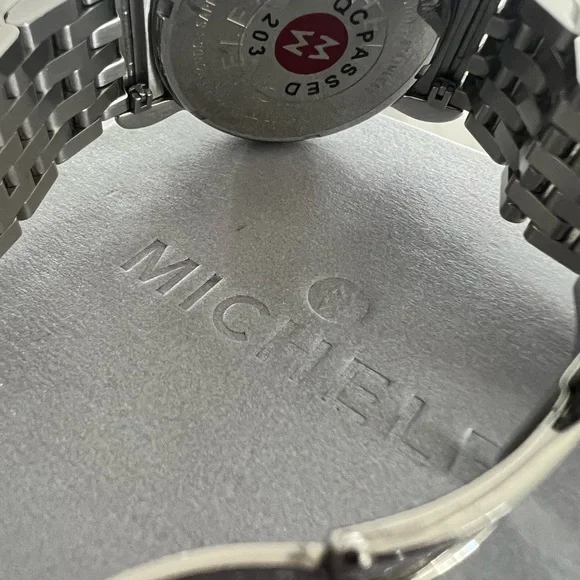 Michele Signature CSX-36 Diamond & Pearl White Dial Ladies Watch - Picture 8 of 8